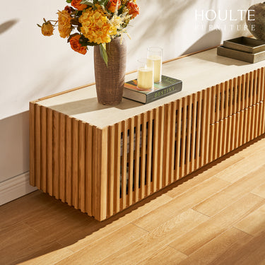 Isla Oak Media Console 80"