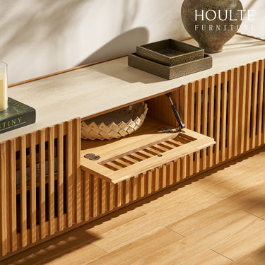 Isla Oak Media Console 80"