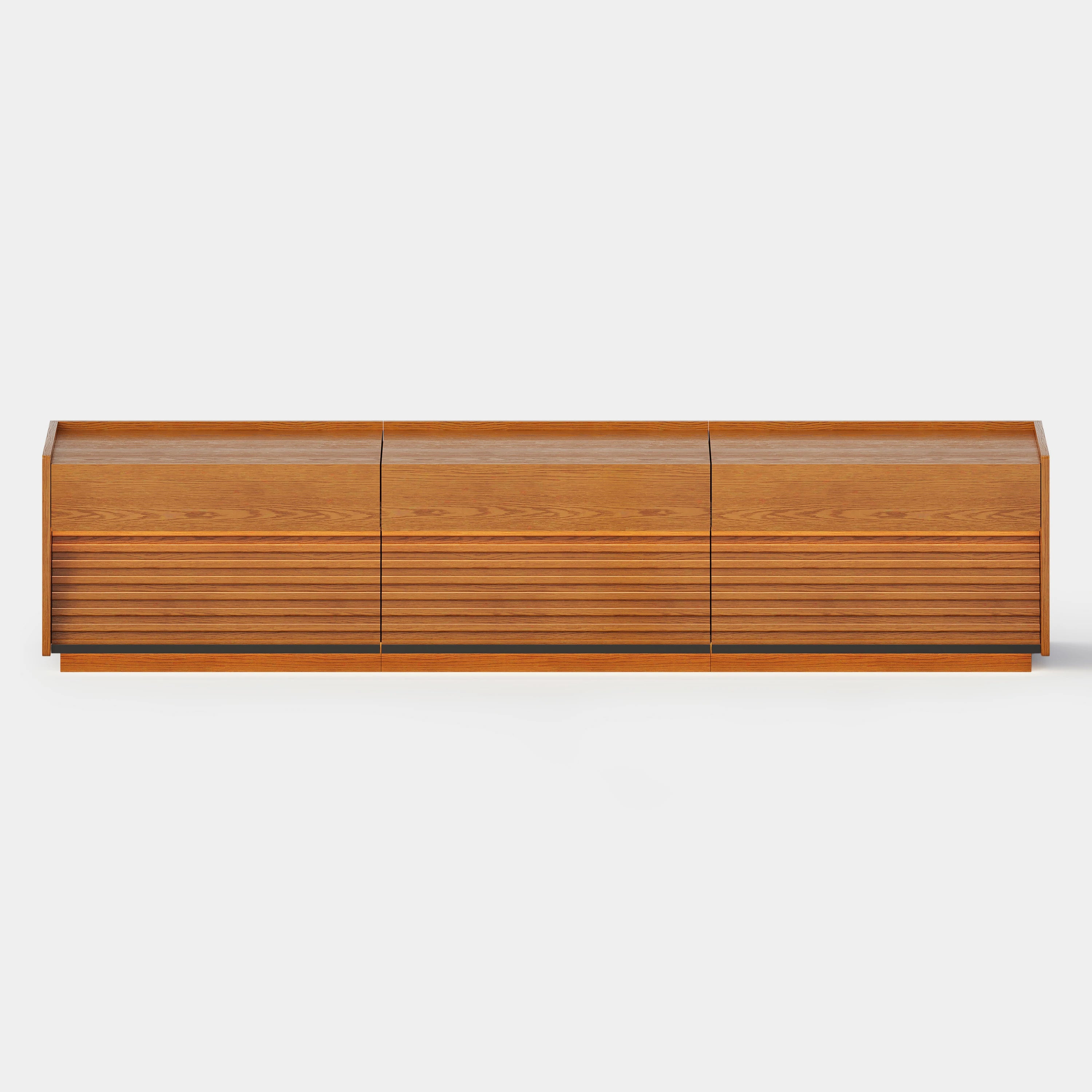Devon Oak Media Console  71"