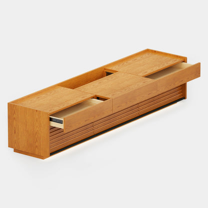 Devon Oak Media Console  71"