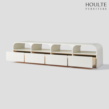 Naru Media Console and Coffee Table Set