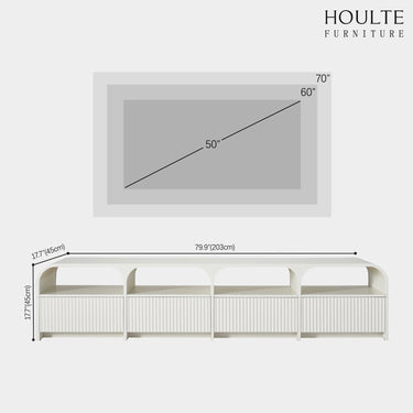 Naru Media Console and Coffee Table Set