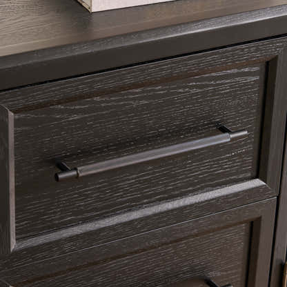 Alvar Oak Media Console 80"W