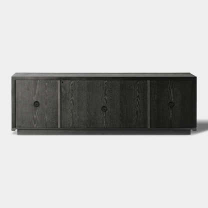Alvar Oak Media Console 80"W