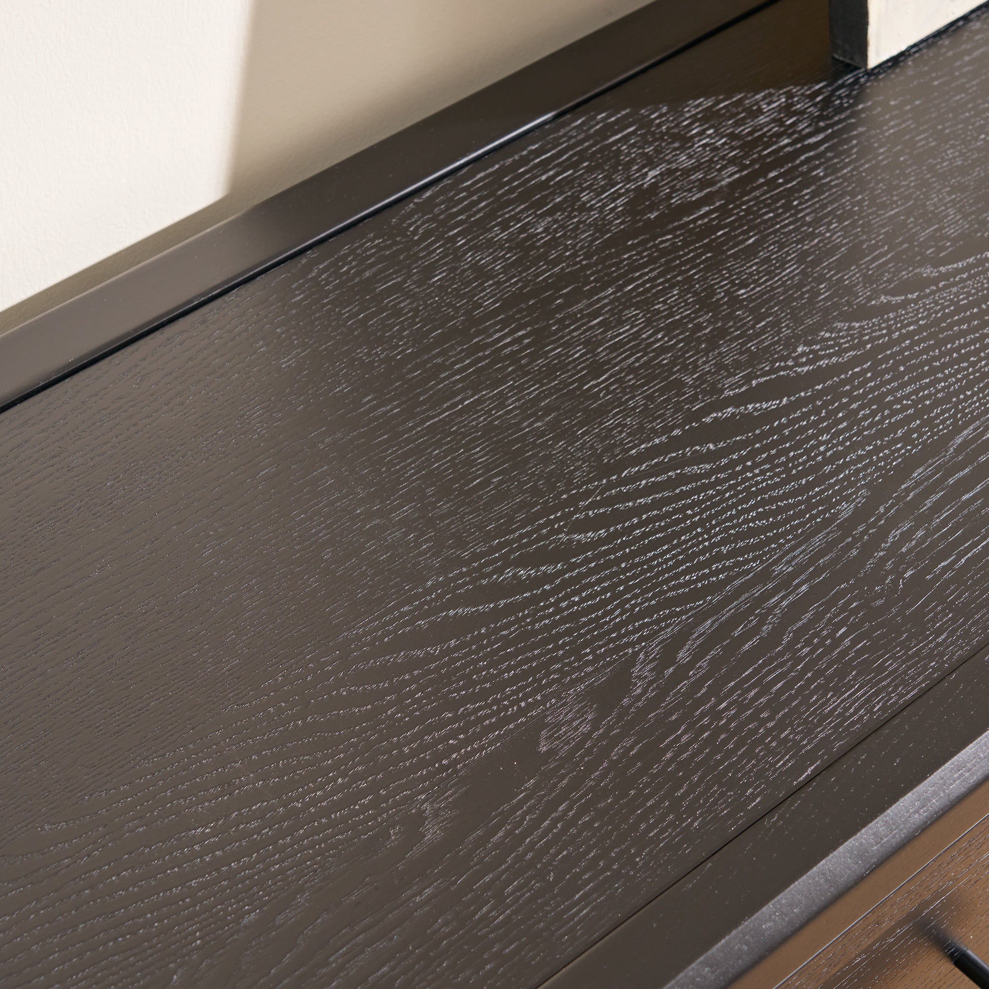 Alvar Oak Media Console and Sideboard Set