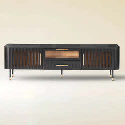 Ewan Oak Media Console 80