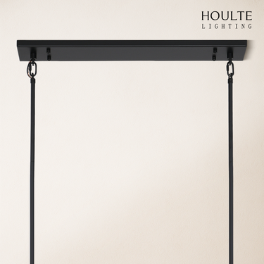 Vellum Rectangular Chandelier 59"L