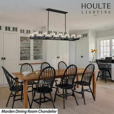 Vellum Rectangular Chandelier 68"L