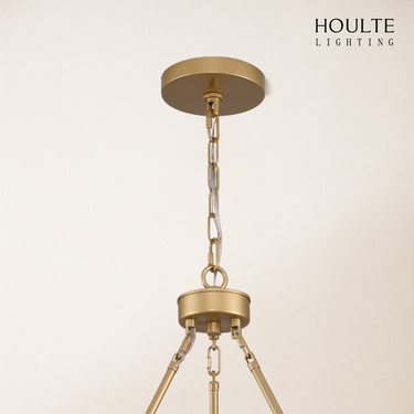 Vellum Round Chandelier 24"D