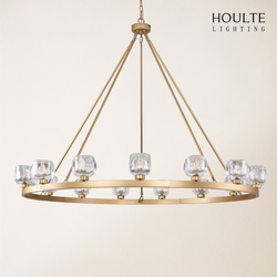 Vellum Round Chandelier 48