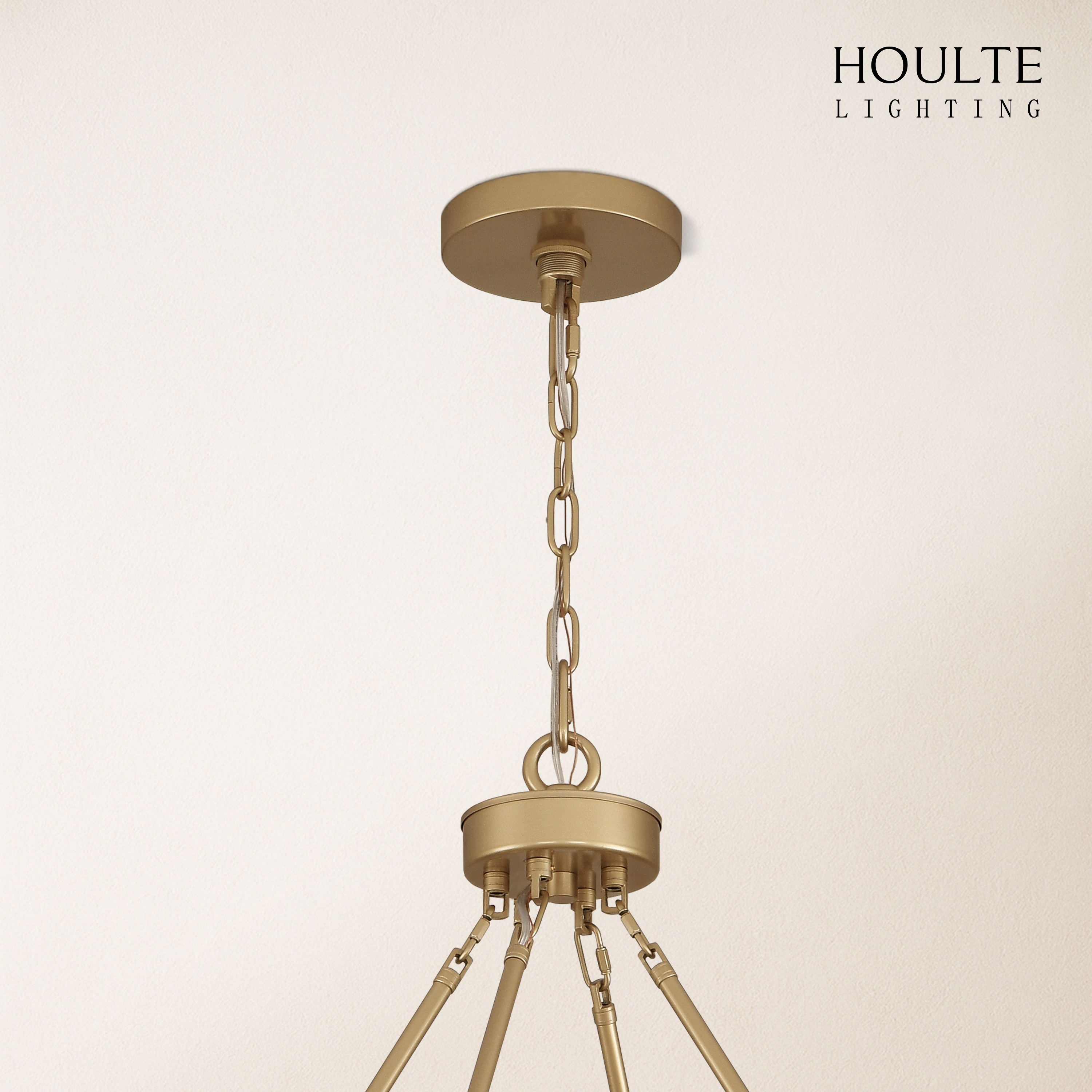 Vellum Round Chandelier 59"D