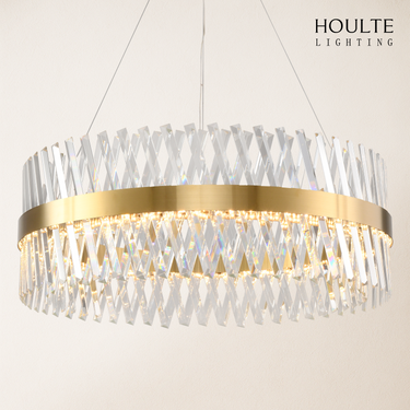Vetro Prism Crystal 2-Tier Chandelier 31.5"L