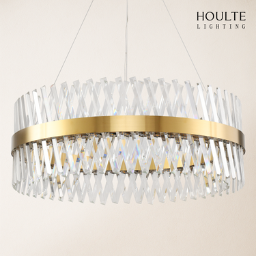 Vetro Prism Crystal 2-Tier Chandelier 31.5"L