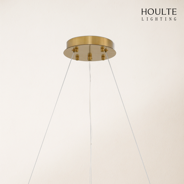 Vetro Prism Crystal Round Chandelier 23.6"D
