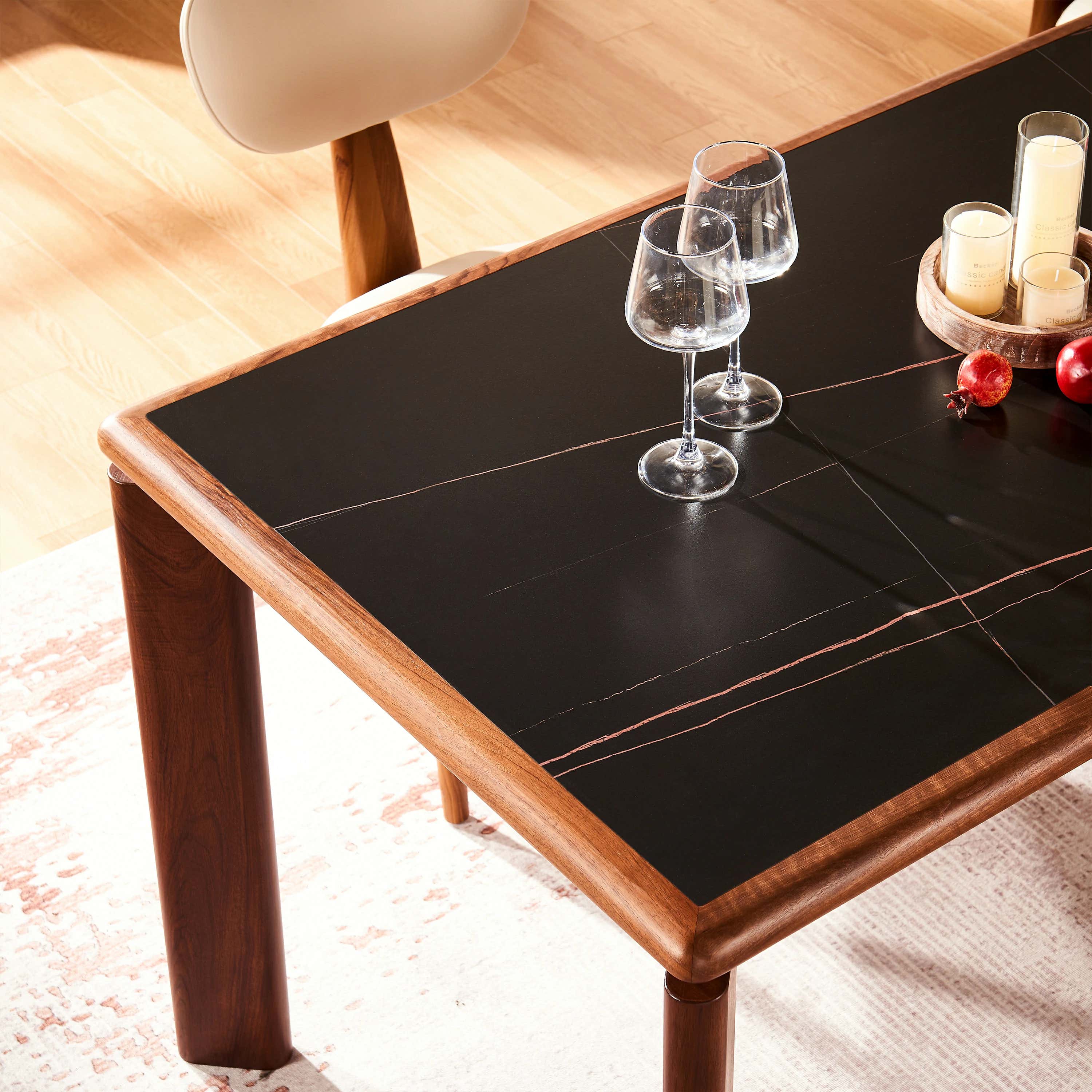 Virel Sintered Stone Dining Table 63"