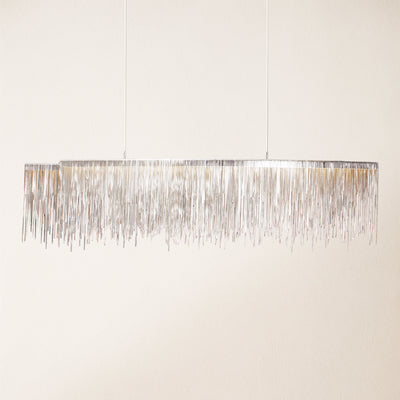 Teresa Cadena Metal Tassel Dining Room Light 47"W