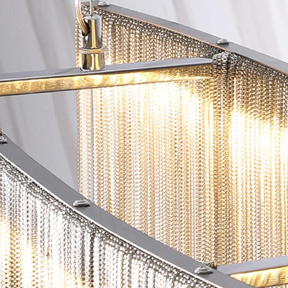 Teresa Cadena Steel Tassel Modern Chandelier 32"W