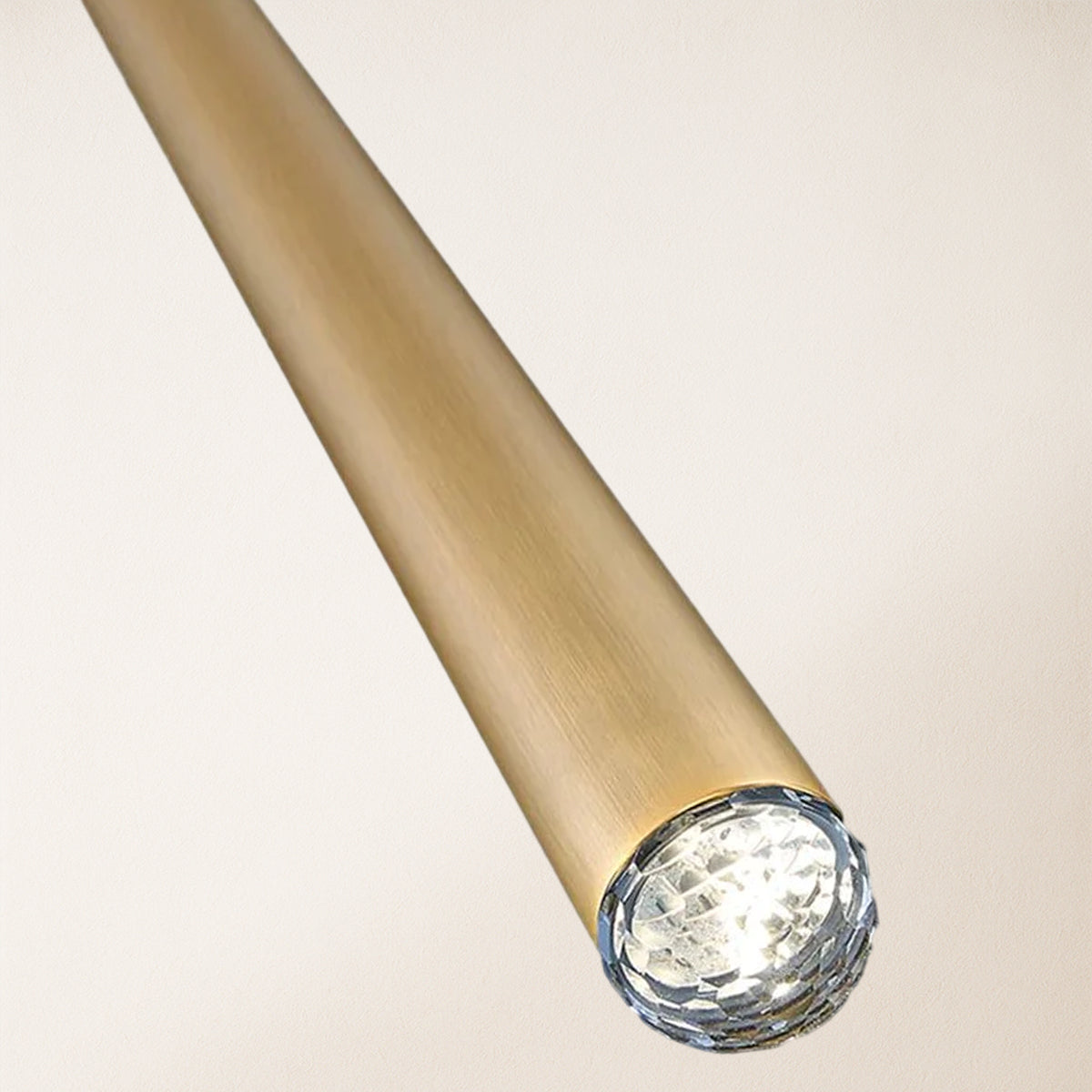 Anthropology Rectangle Crystal Pendant 54"W