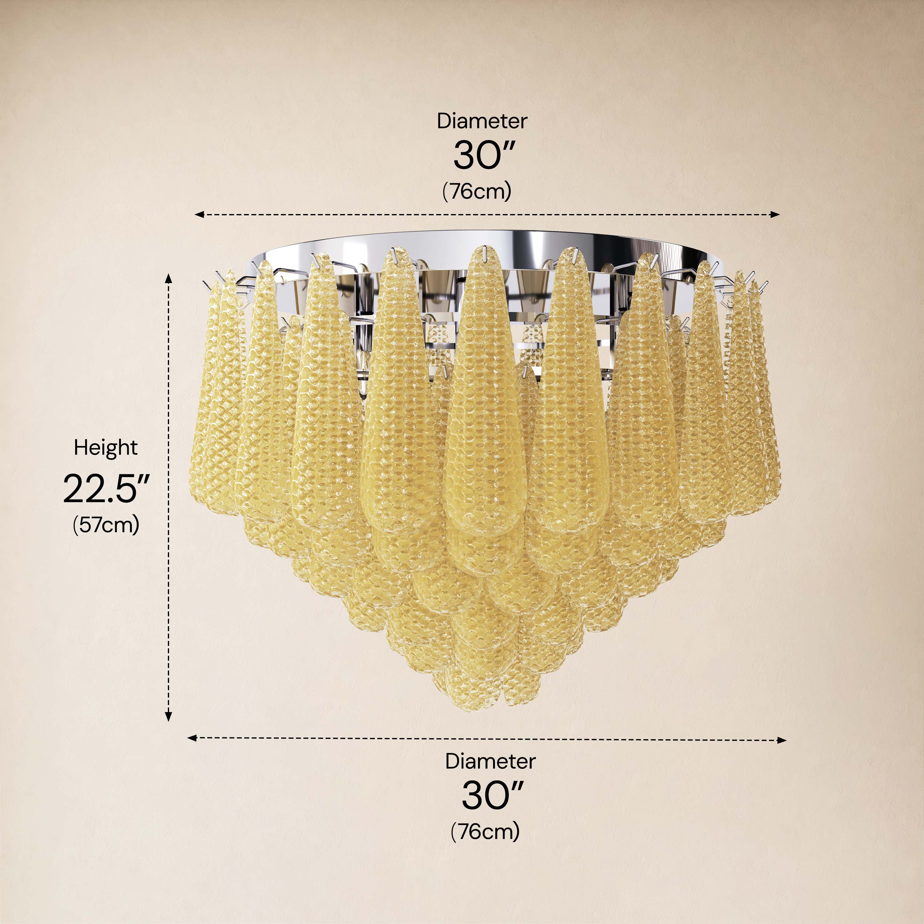 #Glass_Yellow,Finish_Silver,Size_30" dimensions 2