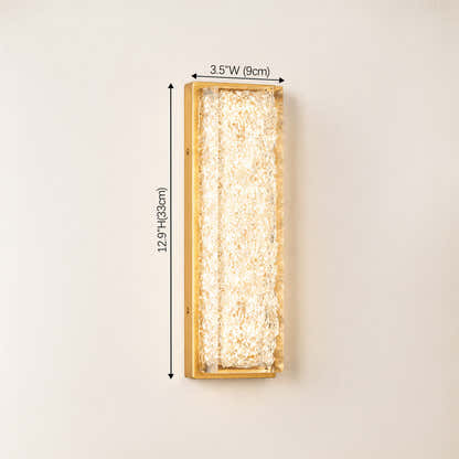 Astris Linear Resin Wall Sconce size-image 