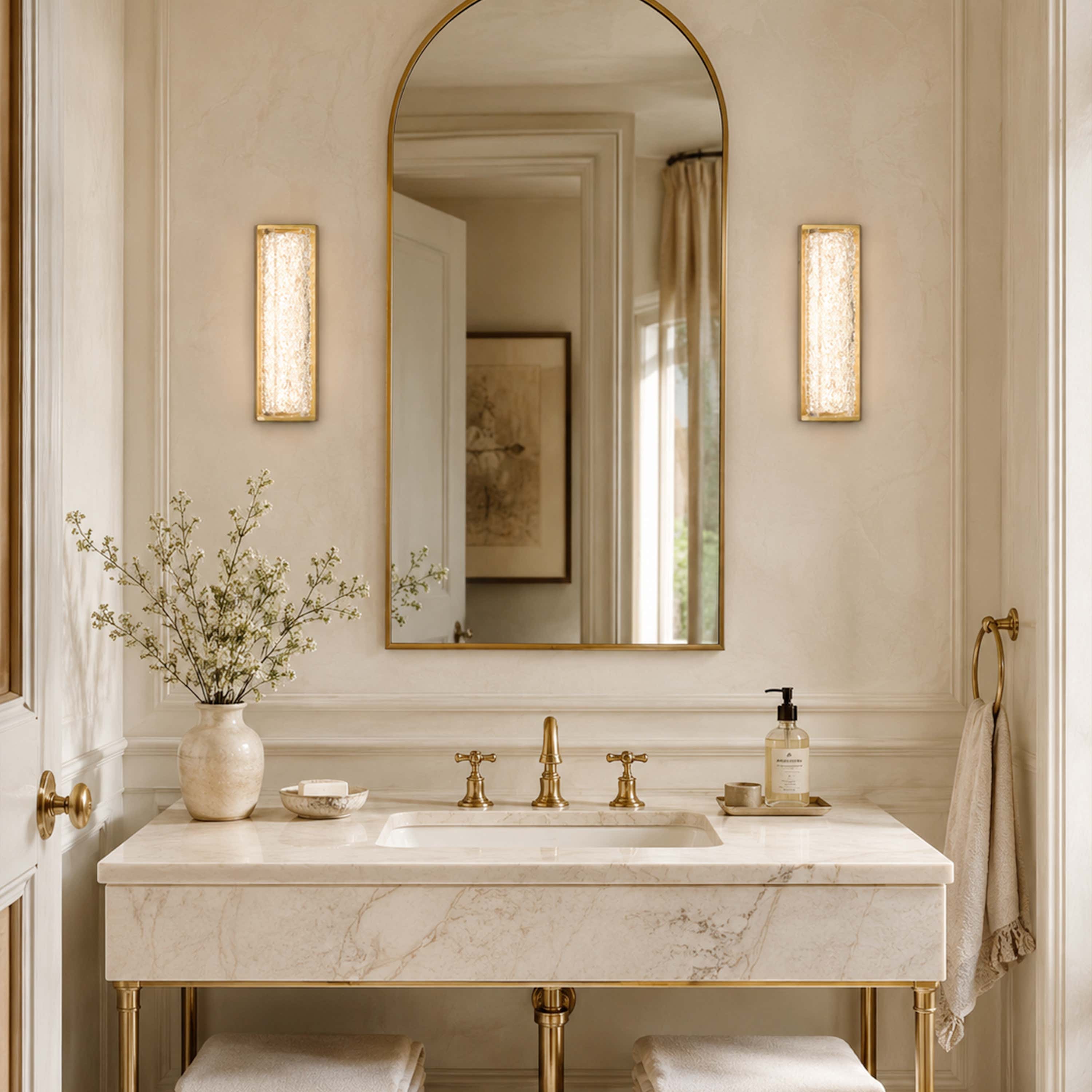 Astris Linear Resin Wall Sconce size-image 