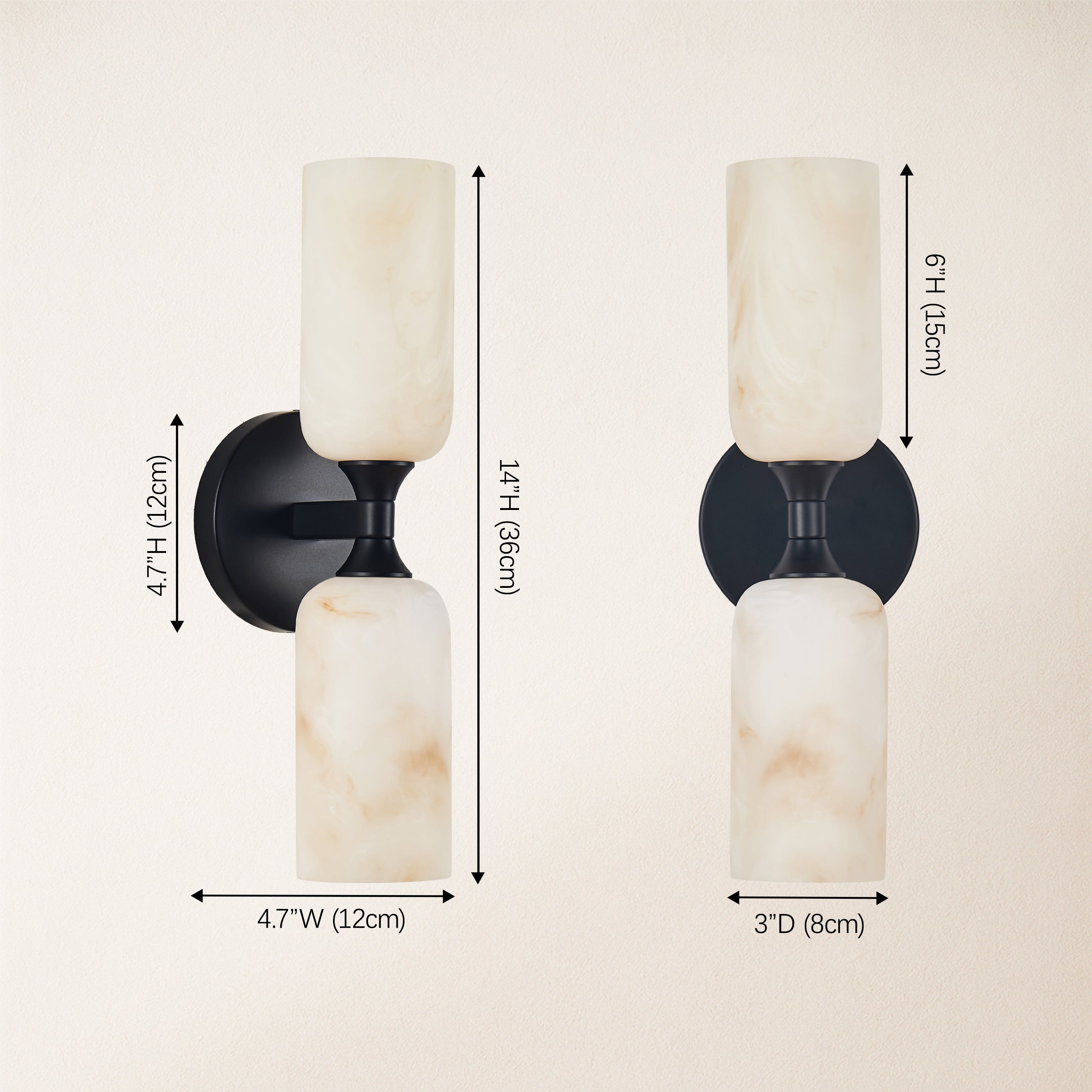 Axis Resin Wall Sconce 14"H size-image 