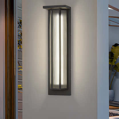 Luminode Acrylic Rectangular Outdoor Wall Light