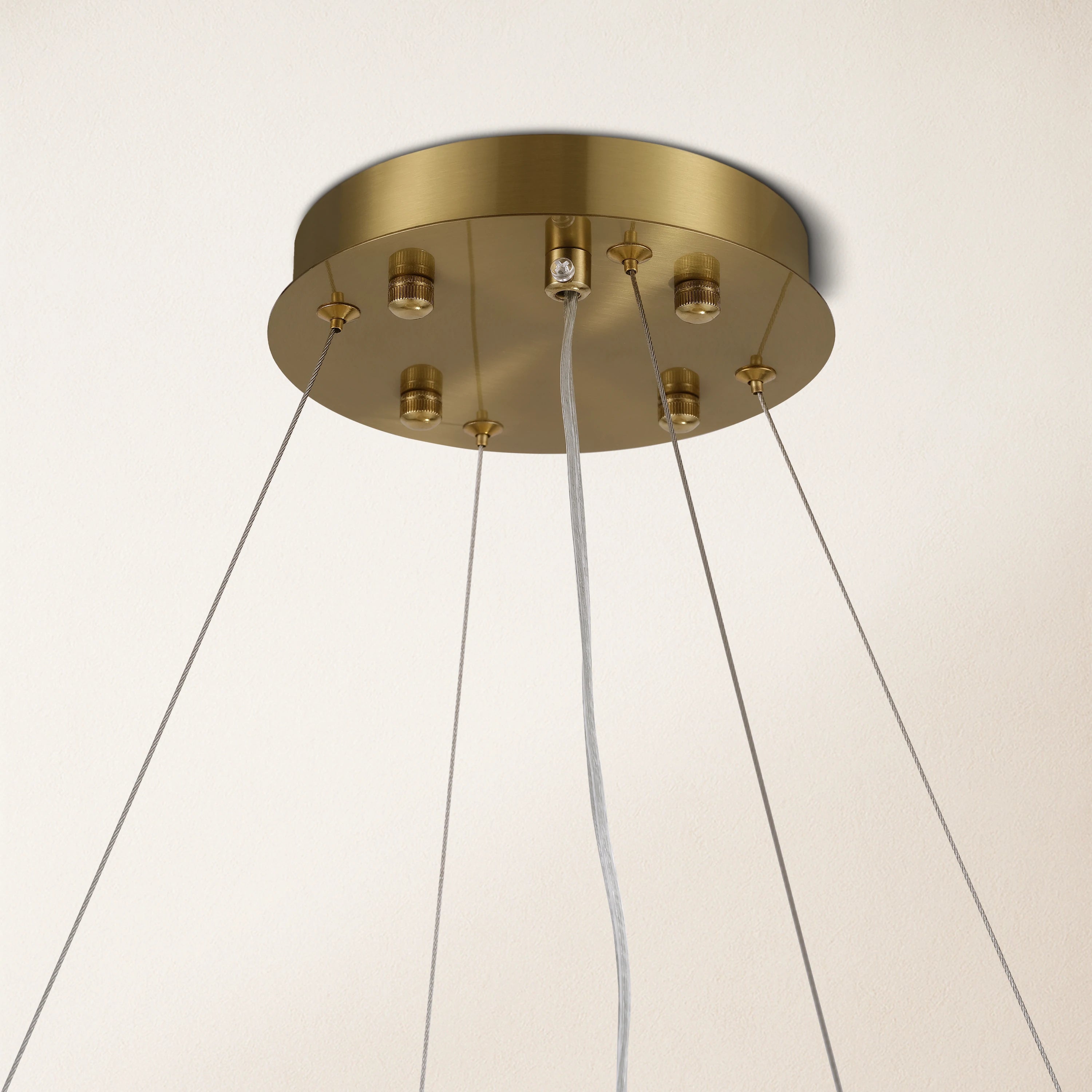 Sawyer Alabaster Round Chandelier 31.5"