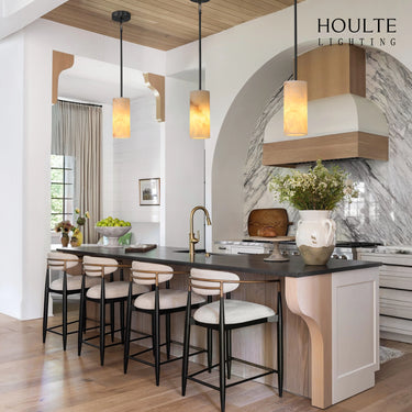 Arlo Alabaster Pendant Lights 4"D