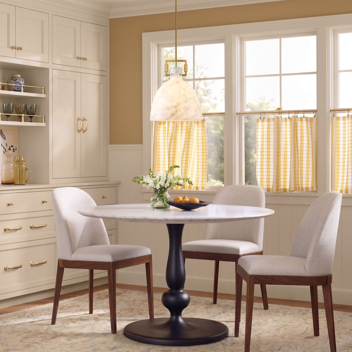 Lioren Resin Dome Pendant Light 14.2"D