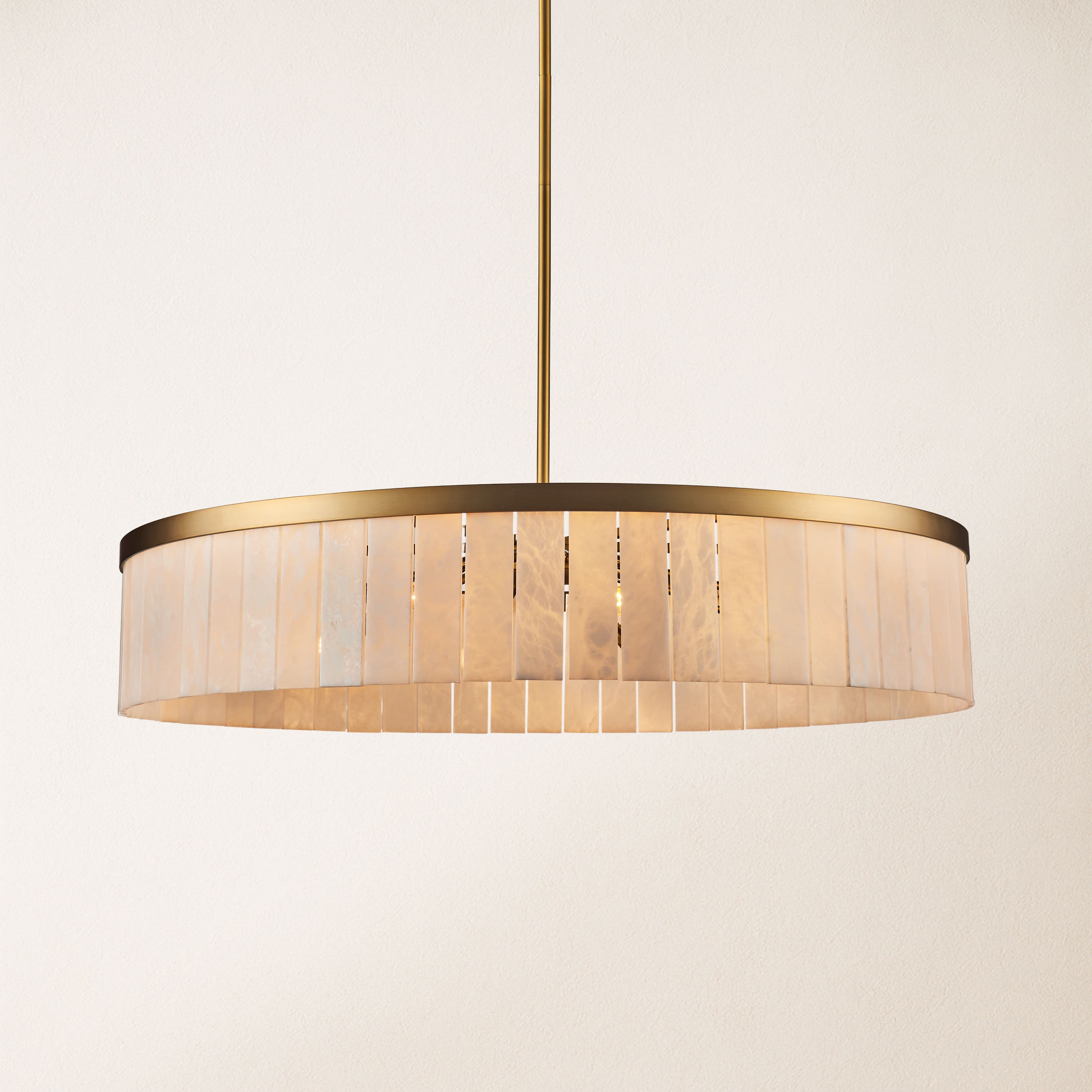 Solmare Alabaster Round Chandelier 41.3"D