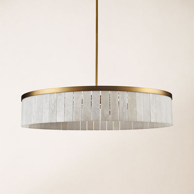 Solmare Alabaster Round Chandelier 41.3"D