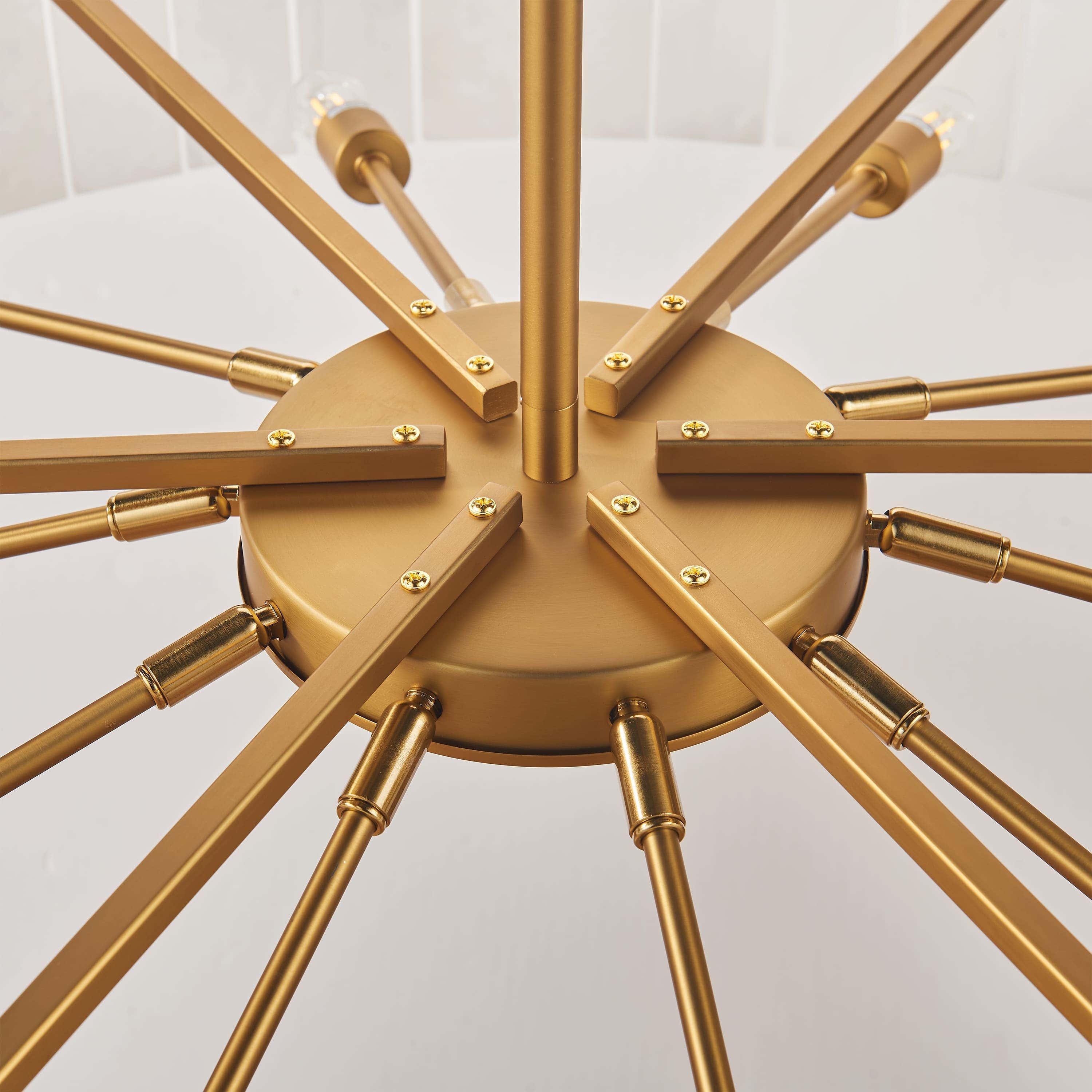 Solmare Alabaster Round Chandelier 41.3"D