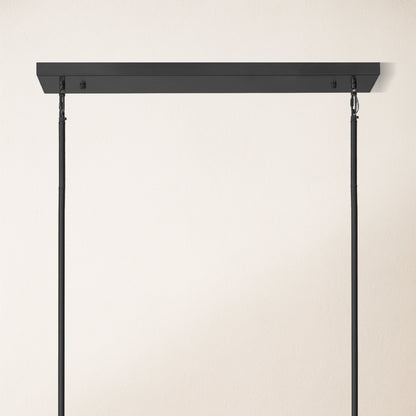 Solmare Alabaster Rectangular Chandelier 55"W