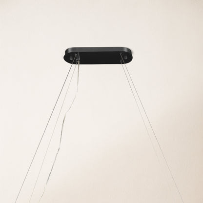 Sawyer Alabaster Oval Chandelier 54"