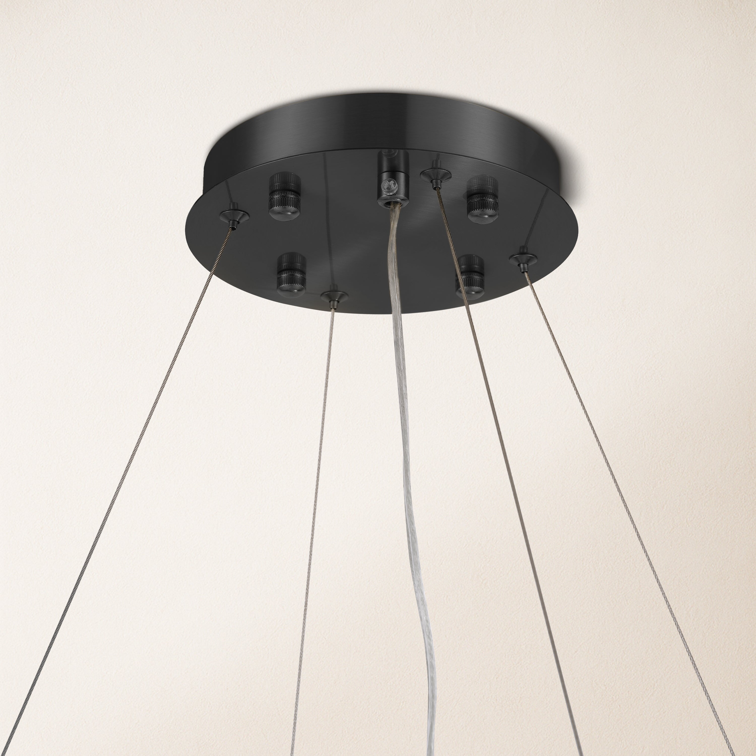 Sawyer Alabaster Round Chandelier 31.5"