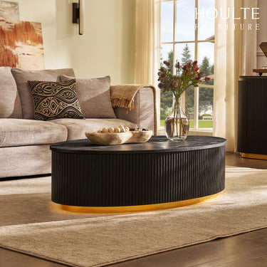 Holton 55.12″H Oak Coffee Table
