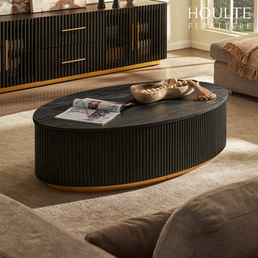 Holton 55.12″H Oak Coffee Table