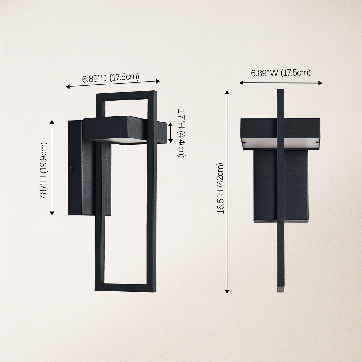 ArcLine Outdoor Wall Sconce 16.5"H
