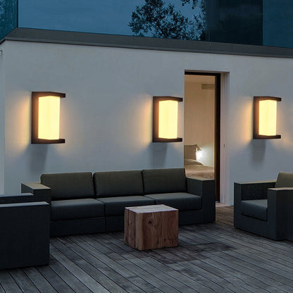 Infinityx Geometric Waterproof Outdoor Wall Light
