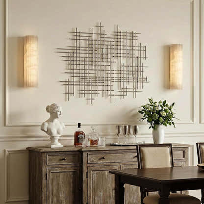 Luminare Resin Fluted Wall Sconce 12"H 