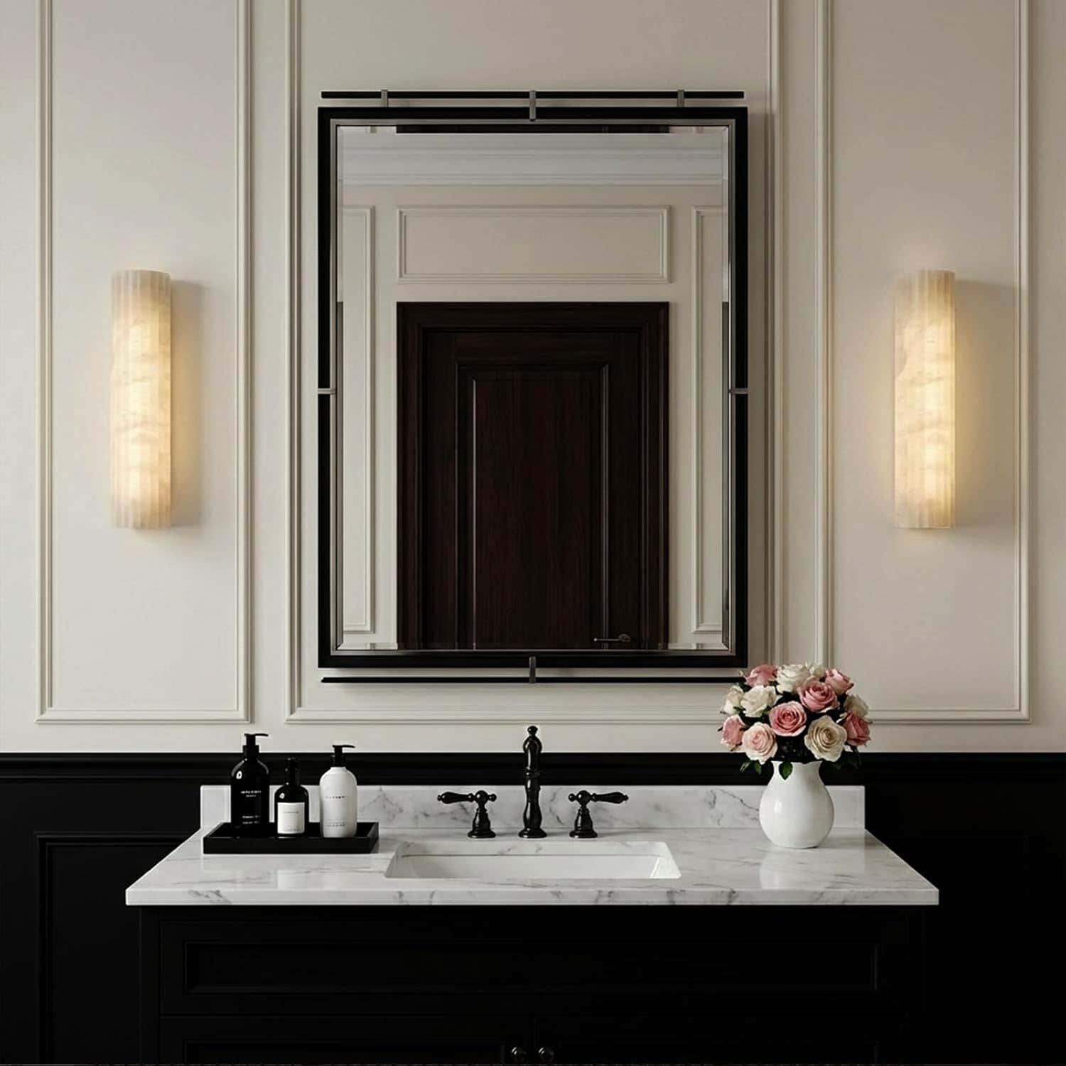 Luminare Resin Fluted Wall Sconce 12"H 