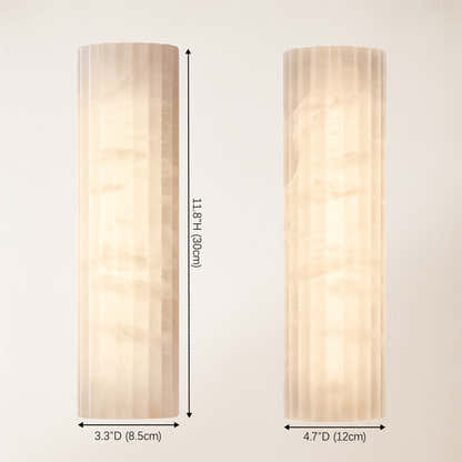 Luminare Resin Fluted Wall Sconce 12"H size-image 