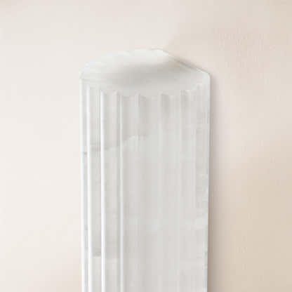 Luminare Resin Fluted Wall Sconce 12"H 