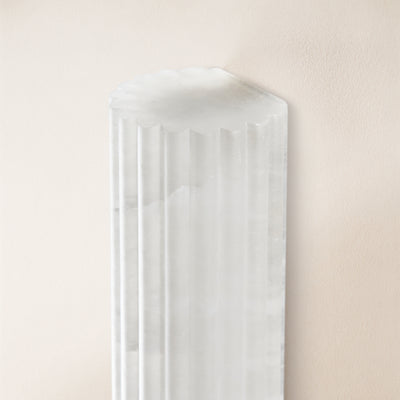 Luminare Resin Fluted Wall Sconce 12"H 