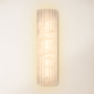 Luminare Resin Fluted Wall Sconce 12"H 