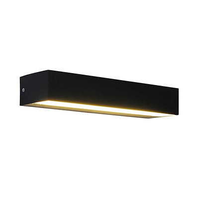 Hailguard Matte Rectangle LED Outdoor Wall Light