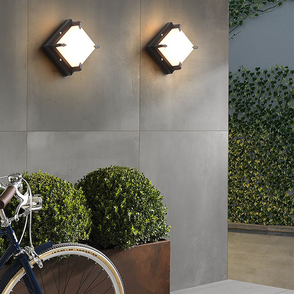 Frostgleam Diamond LED Outdoor Wall Light