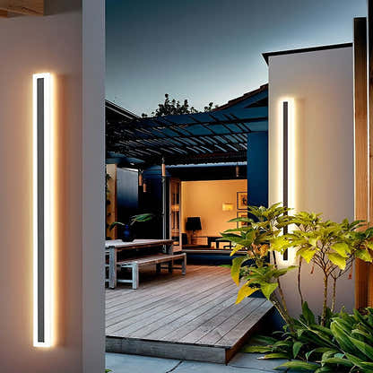Aluminyx Modern Linear Outdoor Wall Light