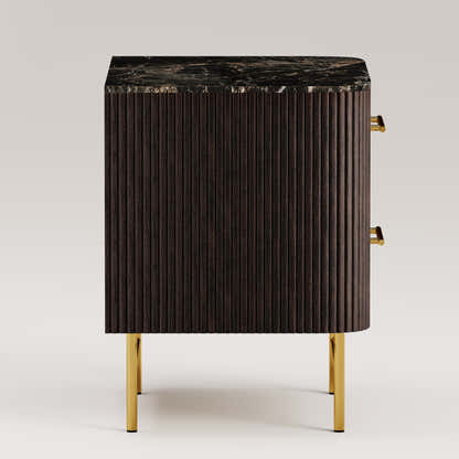 Ewan Sintered Stone Nightstand 26"W